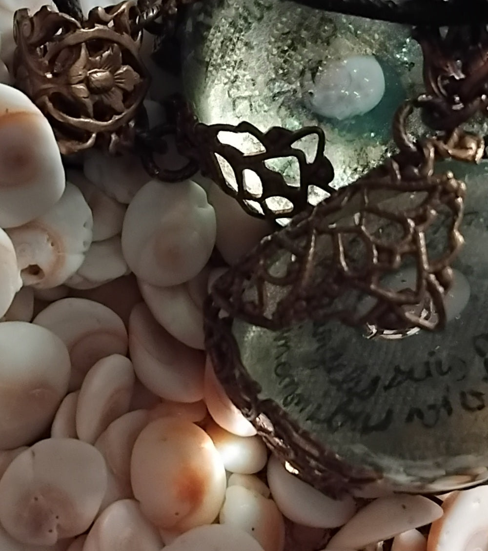 INGERMATURA bijoux oeil de sainte Lucie et verset protecteur. Artisnat corse 